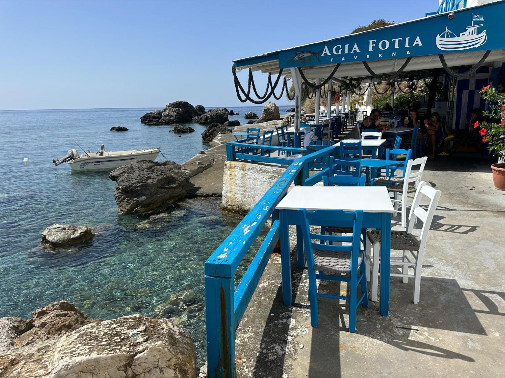 Agia Fotia Taverna Kerames Exteriör bild